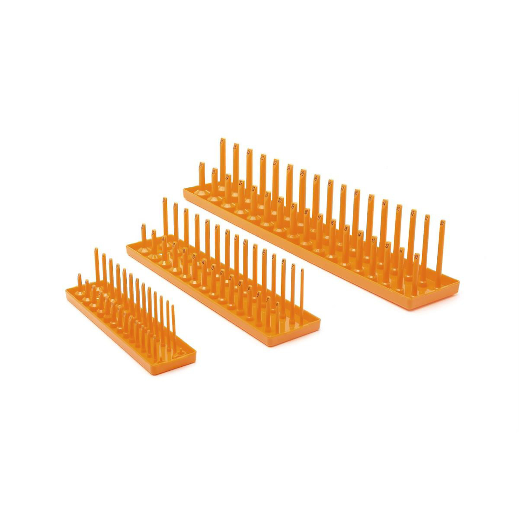 GearWrench Metric Tray Set — 3-Piece, Orange, Model# KDT83119